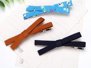 韩版盘发蝴蝶结发夹